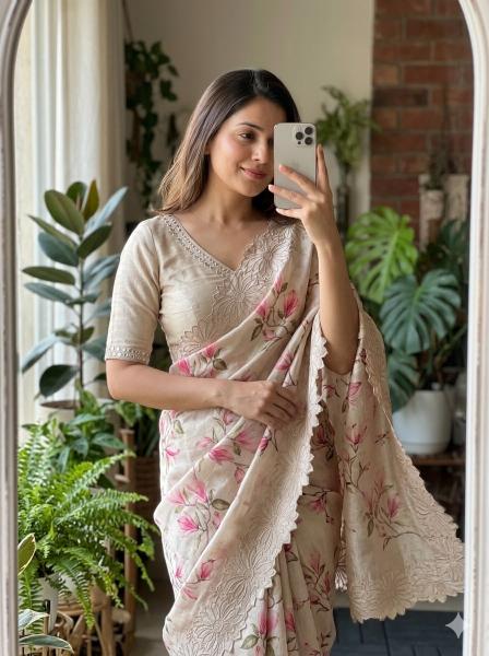 Svara asvi- floral butta-2 surat saree stores
